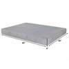 Homeroots 6 in. Memory Foam Mattress Covered in a Soft Aloe Vera Fabric Queen Size 248078